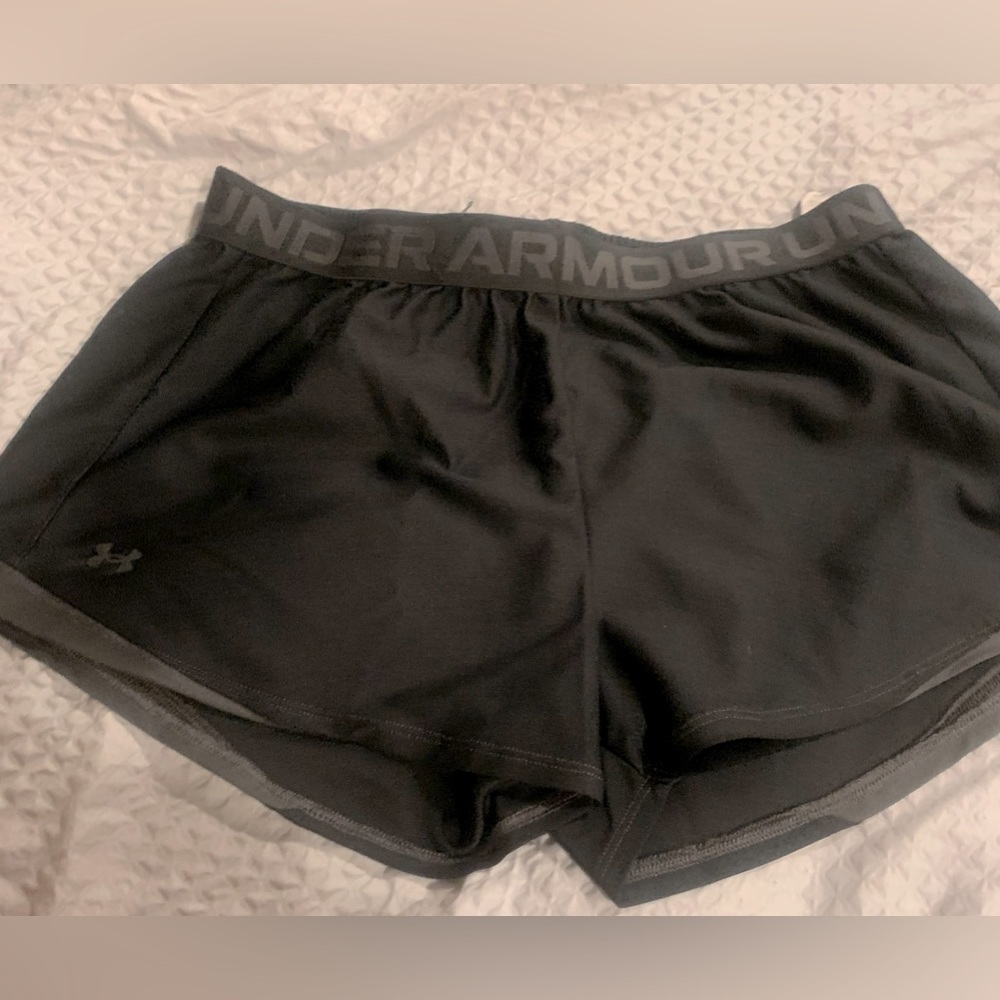 Black and Gray Under Armour Shorts